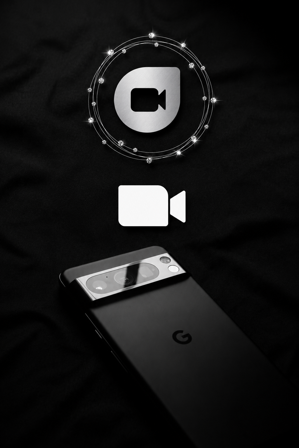 Premium video call setup for executive coaching — black and white